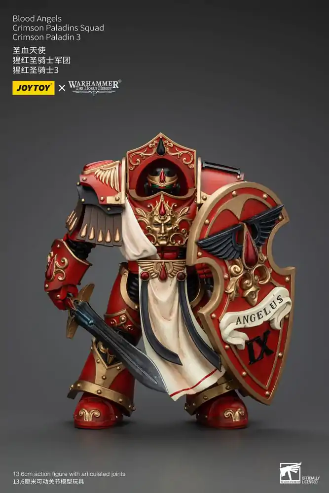 Warhammer The Horus Heresy akční figurka 1/18 Blood Angels Crimson Paladins Squad Crimson Paladin 3 14 cm fotografii produktu