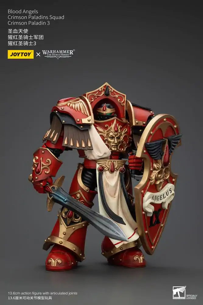 Warhammer The Horus Heresy akční figurka 1/18 Blood Angels Crimson Paladins Squad Crimson Paladin 3 14 cm fotografii produktu