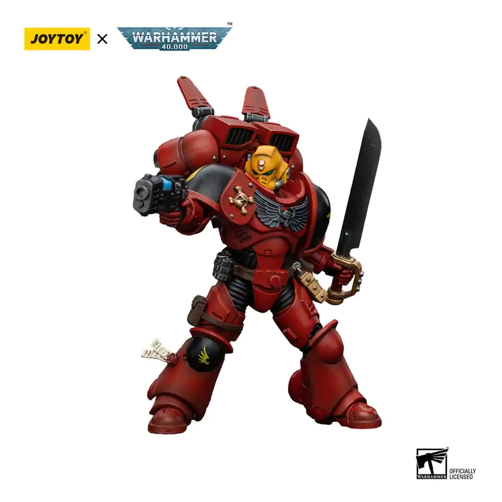 Warhammer The Horus Heresy Akční figurka 1/18 Blood Angels Jump Pack Intercessors Sergeant s Plazmovou pistolí 12 cm fotografii produktu