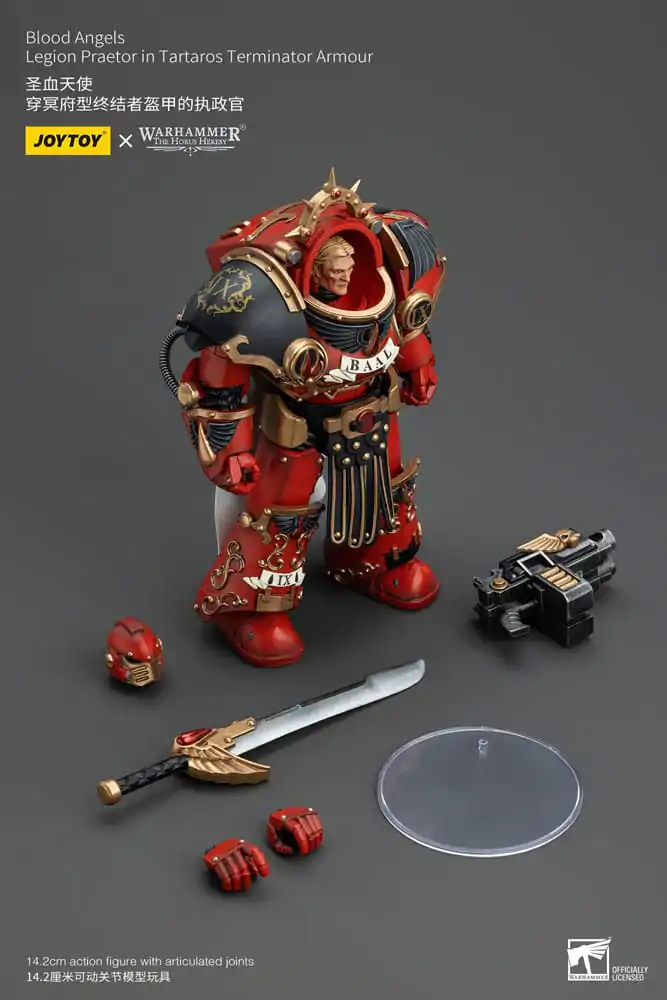 Warhammer The Horus Heresy akční figurka 1/18 Blood Angels Legion Praetor v Tartaros Terminator Armour 14 cm fotografii produktu