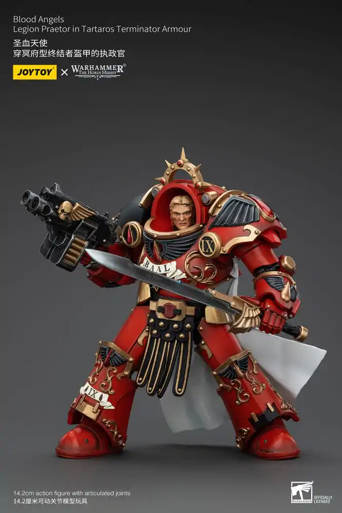 Warhammer The Horus Heresy akční figurka 1/18 Blood Angels Legion Praetor v Tartaros Terminator Armour 14 cm fotografii produktu