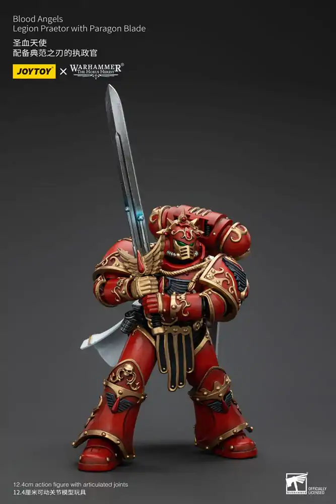 Warhammer The Horus Heresy Akční figurka 1/18 Blood Angels Legion Praetor s Paragon Blade 13 cm fotografii produktu