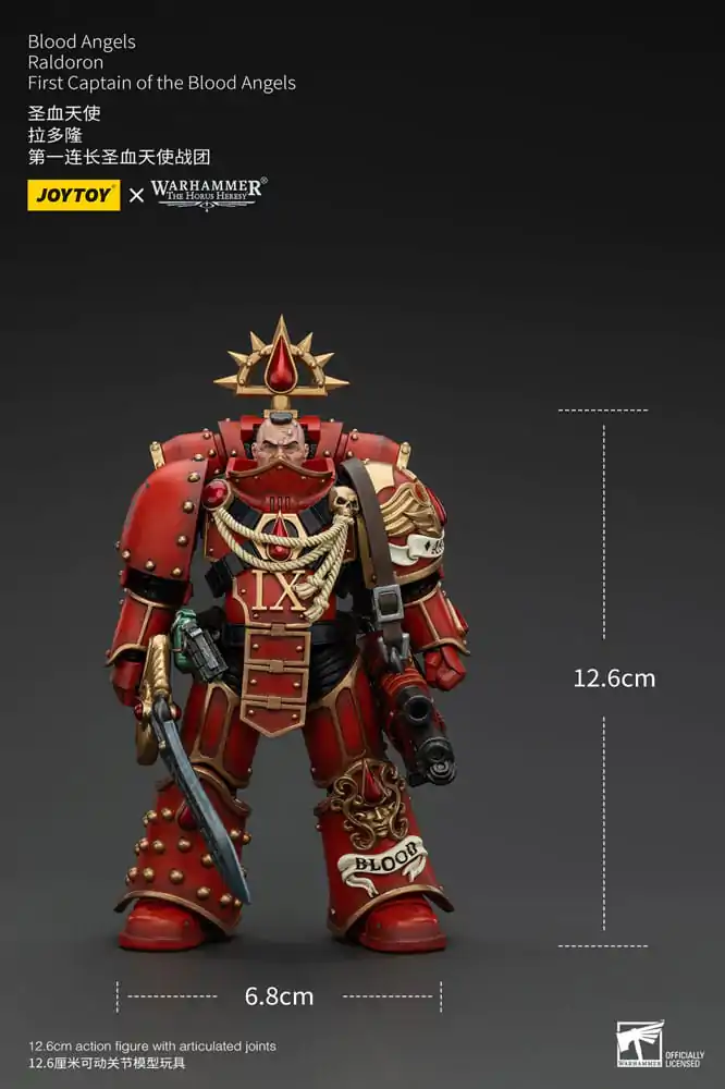 Warhammer The Horus Heresy Akční figurka 1/18 Blood Angels Raldoron First Captain of the Blood Angels 13 cm fotografii produktu