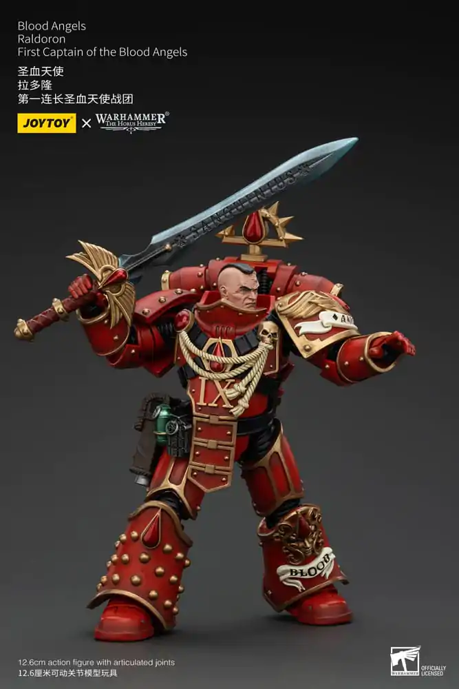 Warhammer The Horus Heresy Akční figurka 1/18 Blood Angels Raldoron First Captain of the Blood Angels 13 cm fotografii produktu