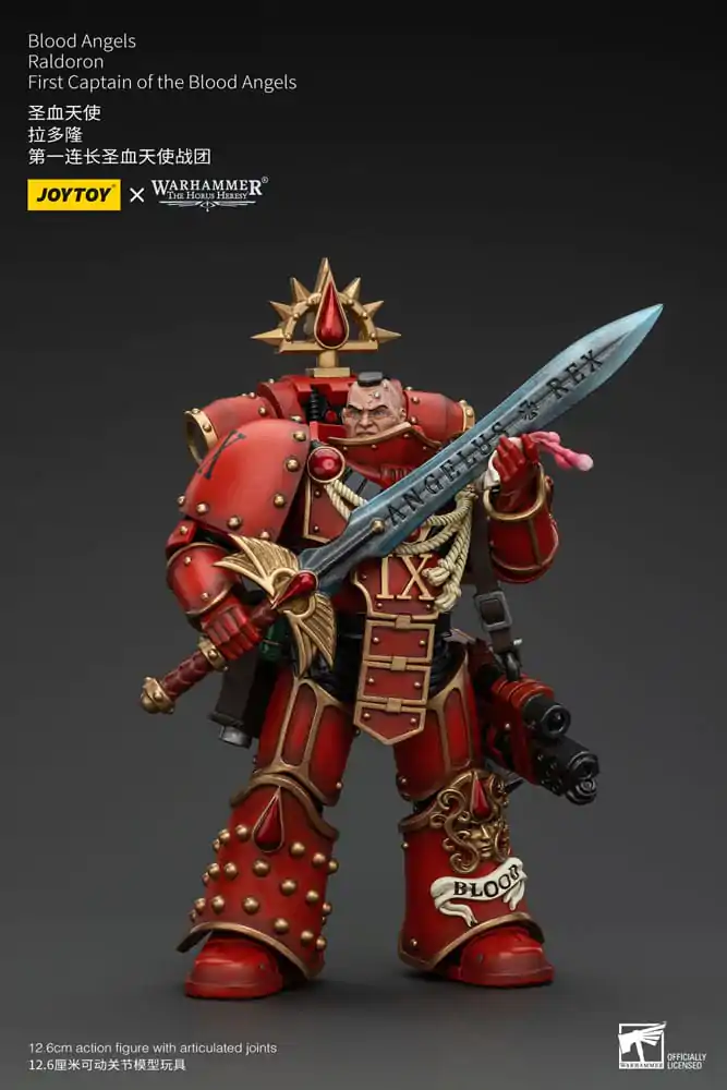 Warhammer The Horus Heresy Akční figurka 1/18 Blood Angels Raldoron First Captain of the Blood Angels 13 cm fotografii produktu