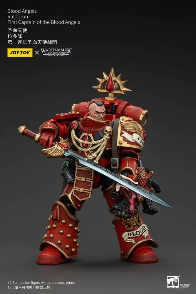 Warhammer The Horus Heresy Akční figurka 1/18 Blood Angels Raldoron First Captain of the Blood Angels 13 cm fotografii produktu