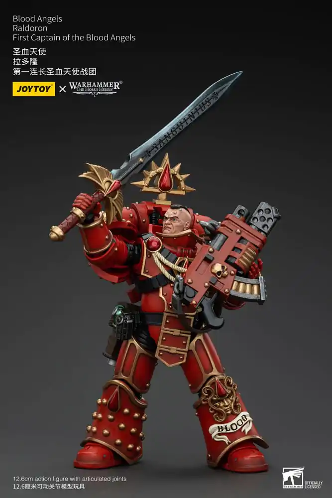 Warhammer The Horus Heresy Akční figurka 1/18 Blood Angels Raldoron First Captain of the Blood Angels 13 cm fotografii produktu
