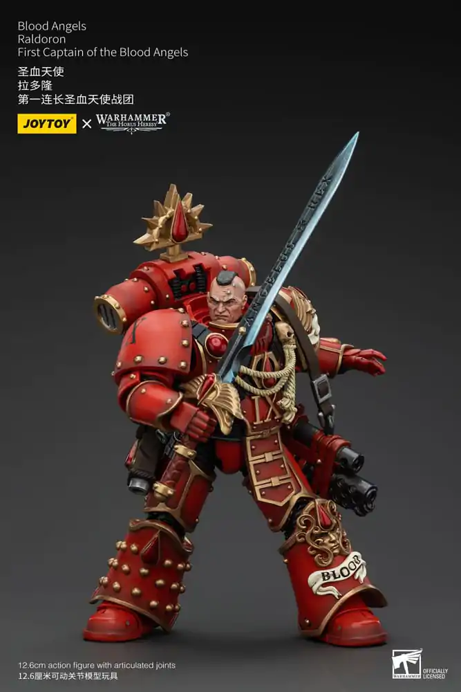 Warhammer The Horus Heresy Akční figurka 1/18 Blood Angels Raldoron First Captain of the Blood Angels 13 cm fotografii produktu