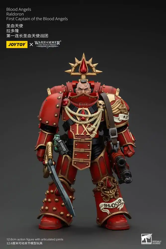 Warhammer The Horus Heresy Akční figurka 1/18 Blood Angels Raldoron First Captain of the Blood Angels 13 cm fotografii produktu