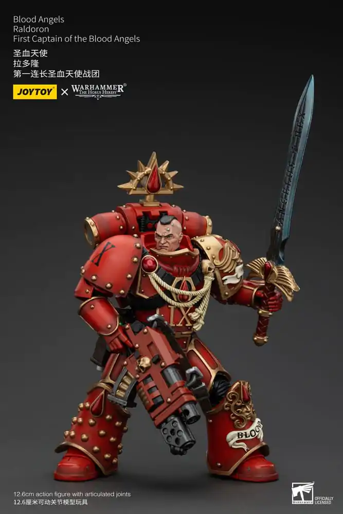 Warhammer The Horus Heresy Akční figurka 1/18 Blood Angels Raldoron First Captain of the Blood Angels 13 cm fotografii produktu