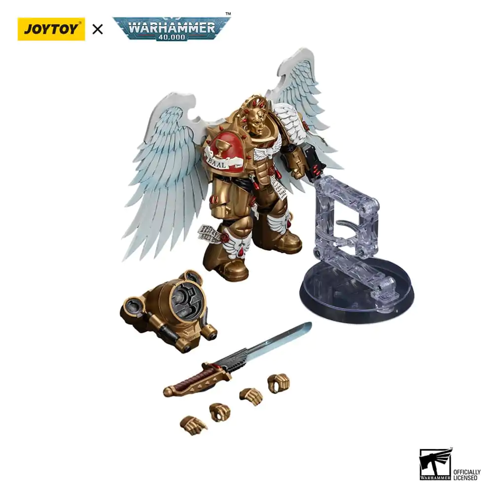 Warhammer 40.000 Akční figurka 1/18 Blood Angels Sanguinary Guard s Encarmine Sword 1 12 cm fotografii produktu