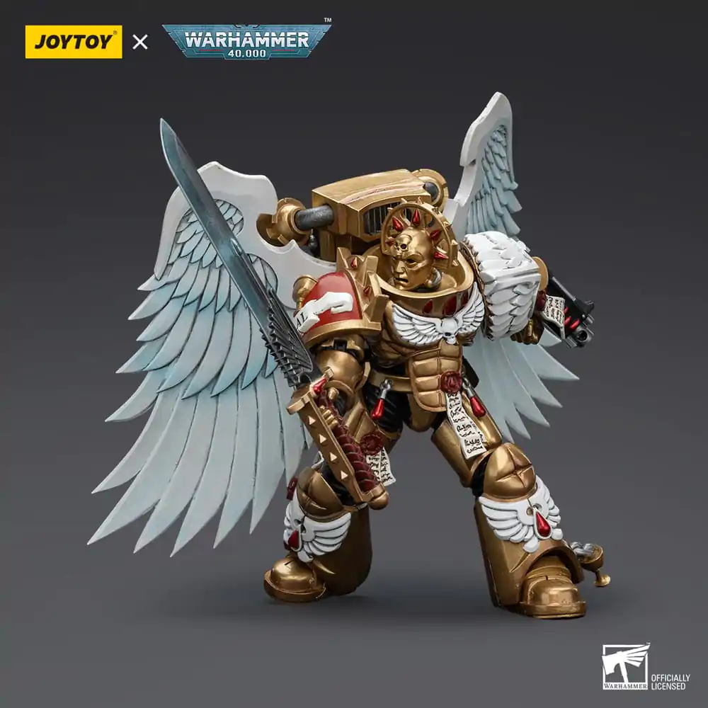 Warhammer 40.000 Akční figurka 1/18 Blood Angels Sanguinary Guard s Encarmine Sword 1 12 cm fotografii produktu