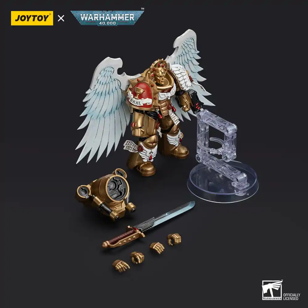 Warhammer 40.000 Akční figurka 1/18 Blood Angels Sanguinary Guard s Encarmine Sword 1 12 cm fotografii produktu