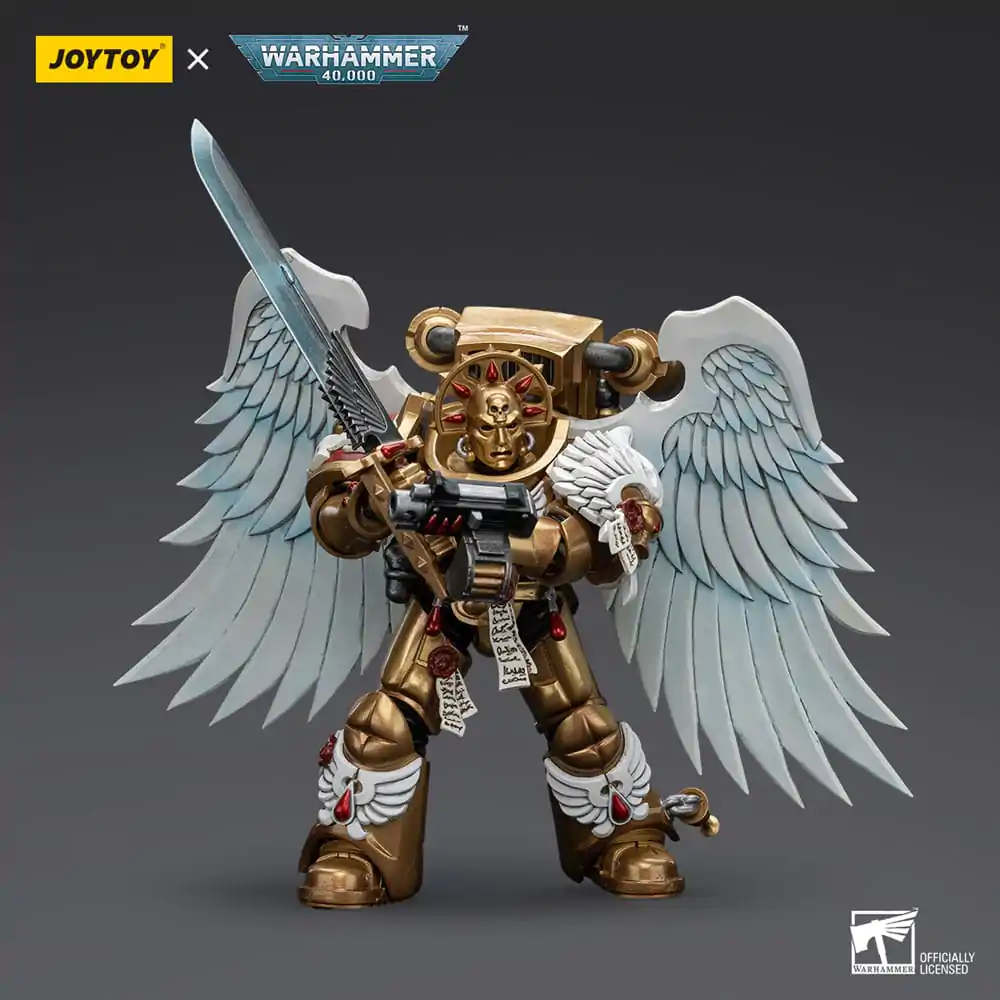 Warhammer 40.000 Akční figurka 1/18 Blood Angels Sanguinary Guard s Encarmine Sword 1 12 cm fotografii produktu