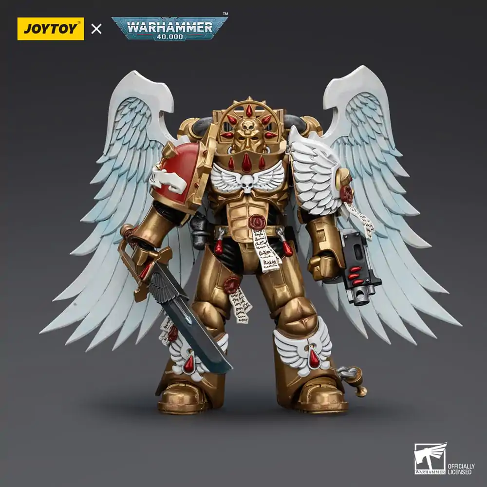 Warhammer 40.000 Akční figurka 1/18 Blood Angels Sanguinary Guard s Encarmine Sword 1 12 cm fotografii produktu