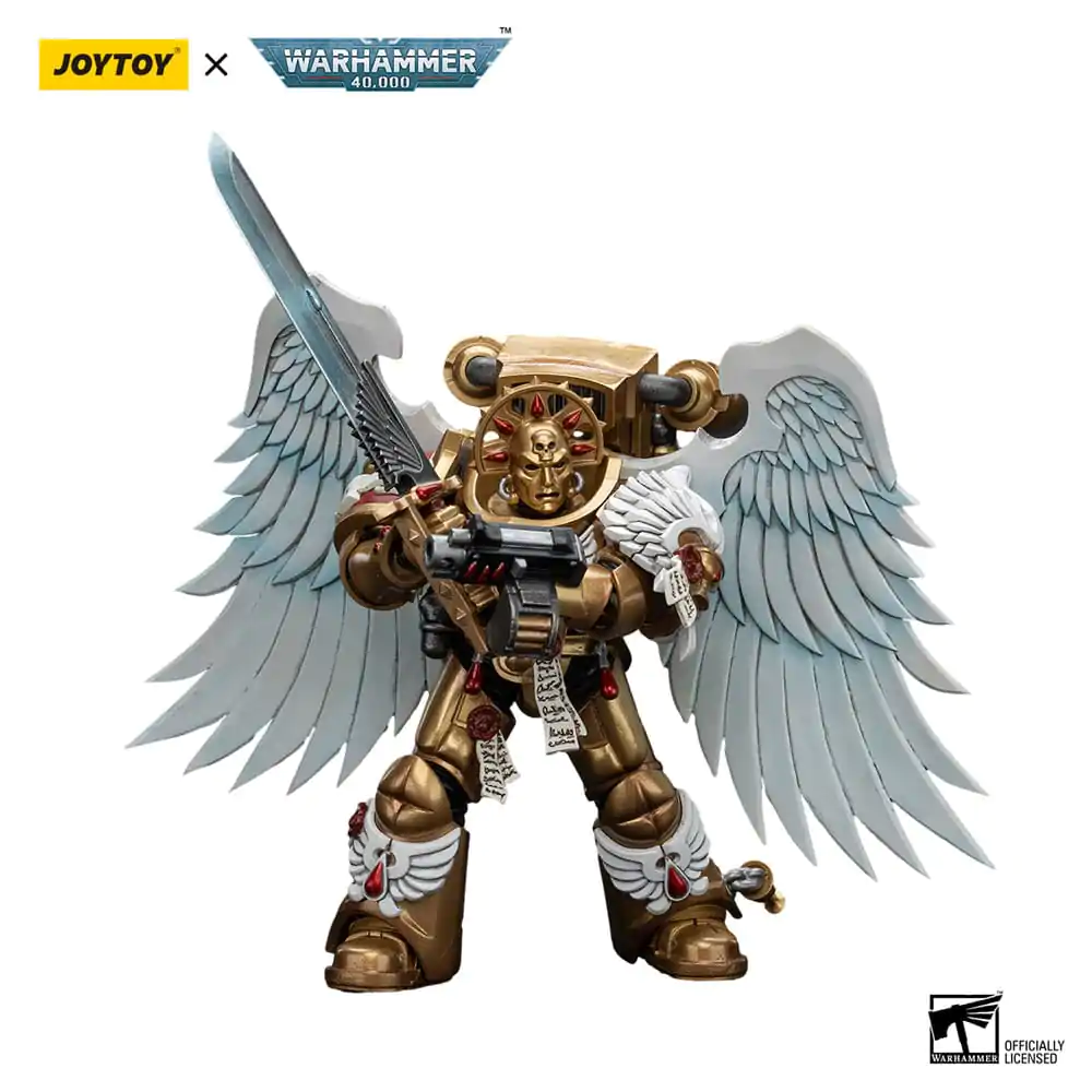 Warhammer 40.000 Akční figurka 1/18 Blood Angels Sanguinary Guard s Encarmine Sword 1 12 cm fotografii produktu