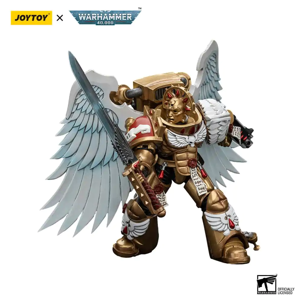 Warhammer 40.000 Akční figurka 1/18 Blood Angels Sanguinary Guard s Encarmine Sword 1 12 cm fotografii produktu