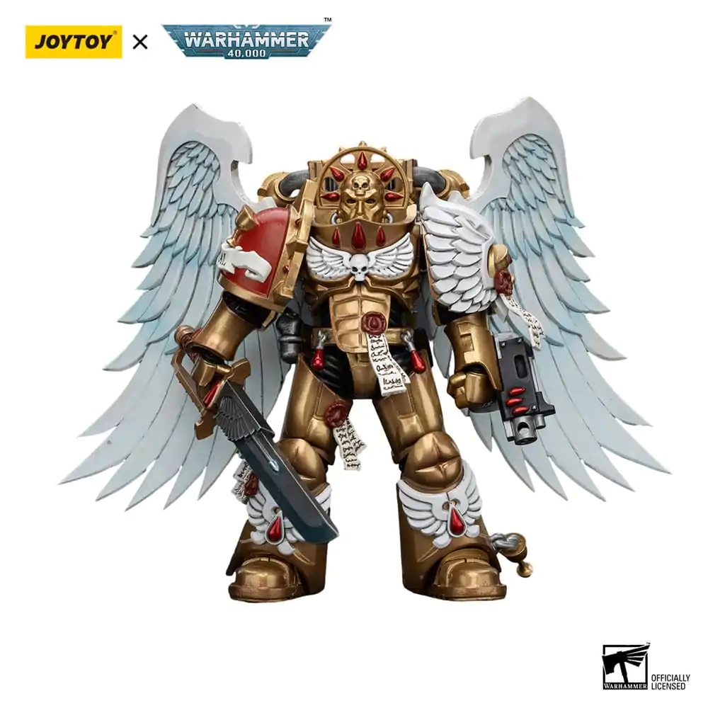 Warhammer 40.000 Akční figurka 1/18 Blood Angels Sanguinary Guard s Encarmine Sword 1 12 cm fotografii produktu