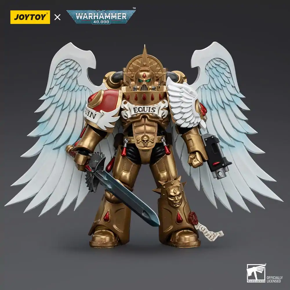 Warhammer 40,000 akční figurka 1/18 Blood Angels Sanguinary Guard s Encarmine mečem 2 12 cm fotografii produktu