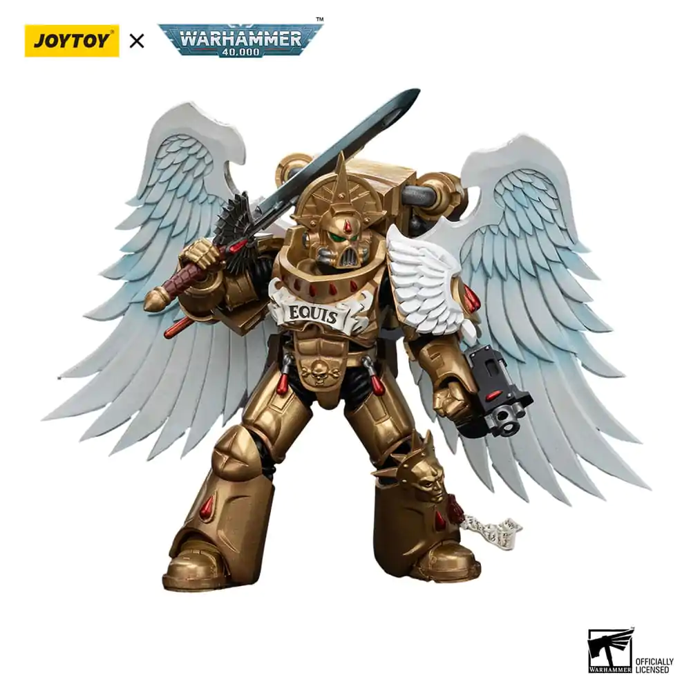 Warhammer 40,000 akční figurka 1/18 Blood Angels Sanguinary Guard s Encarmine mečem 2 12 cm fotografii produktu