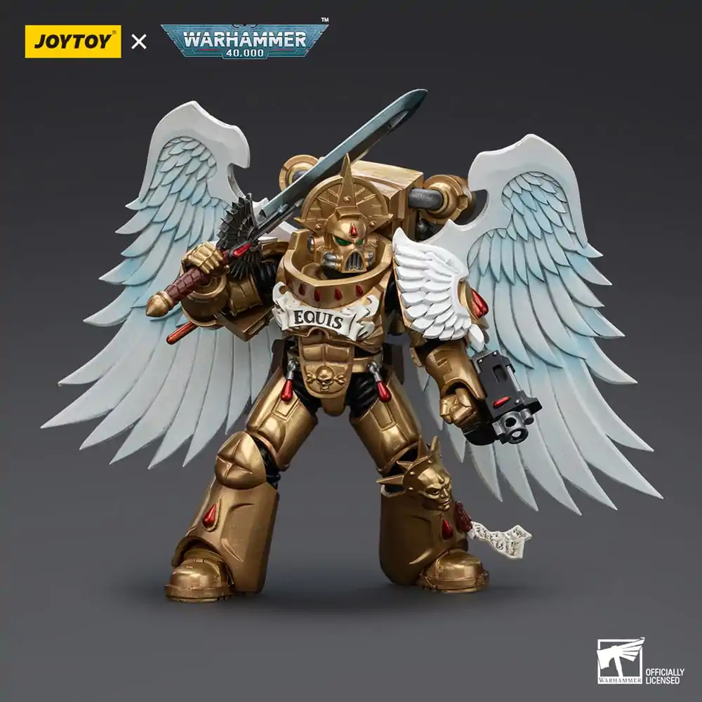 Warhammer 40,000 akční figurka 1/18 Blood Angels Sanguinary Guard s Encarmine mečem 2 12 cm fotografii produktu