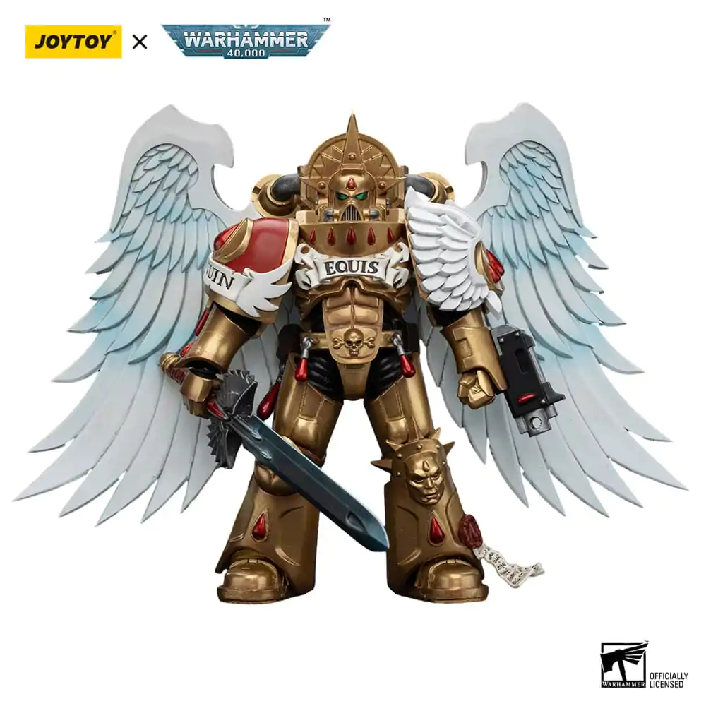 Warhammer 40,000 akční figurka 1/18 Blood Angels Sanguinary Guard s Encarmine mečem 2 12 cm fotografii produktu