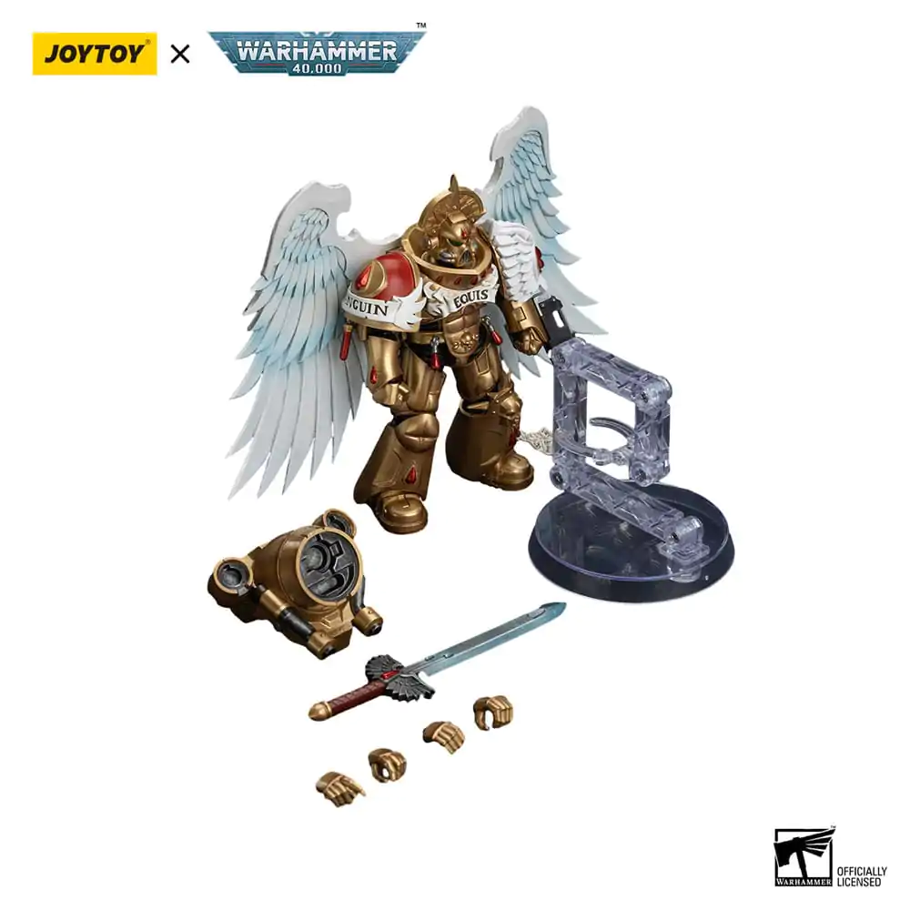 Warhammer 40,000 akční figurka 1/18 Blood Angels Sanguinary Guard s Encarmine mečem 2 12 cm fotografii produktu