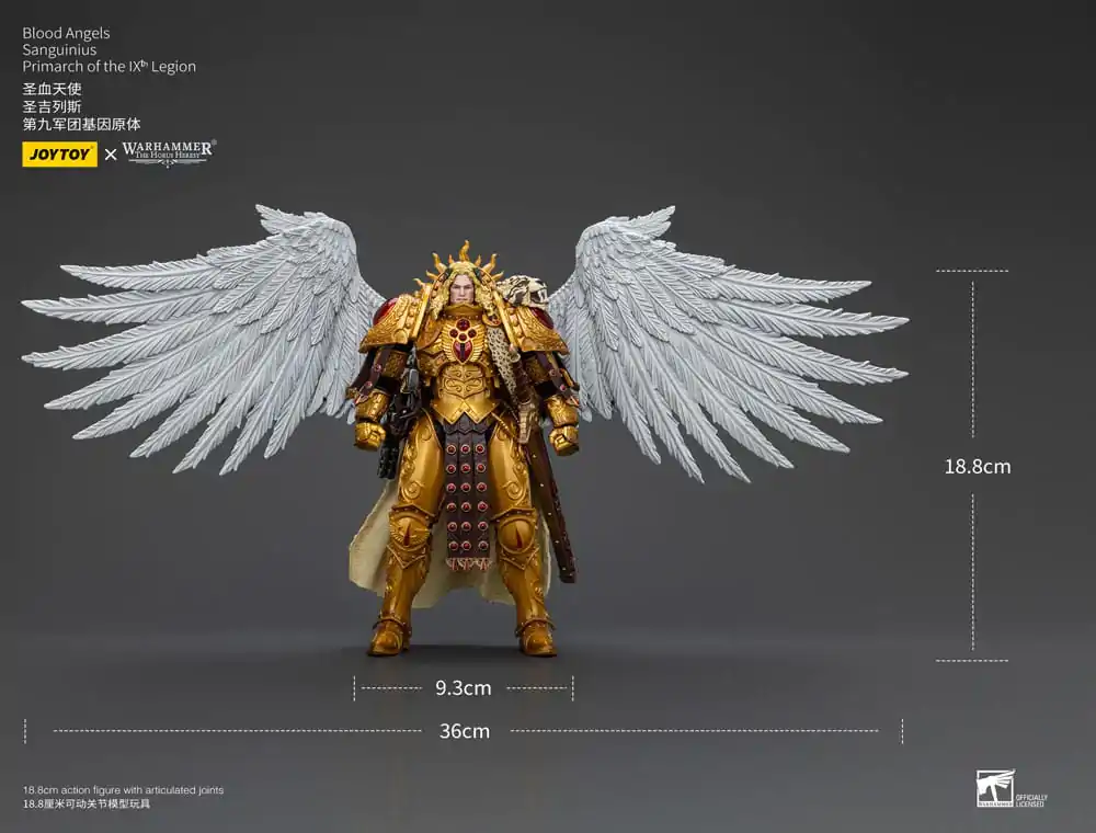 Warhammer The Horus Heresy akční figurka 1/18 Blood Angels Sanguinius Primarch of the IXth Legion 19 cm fotografii produktu