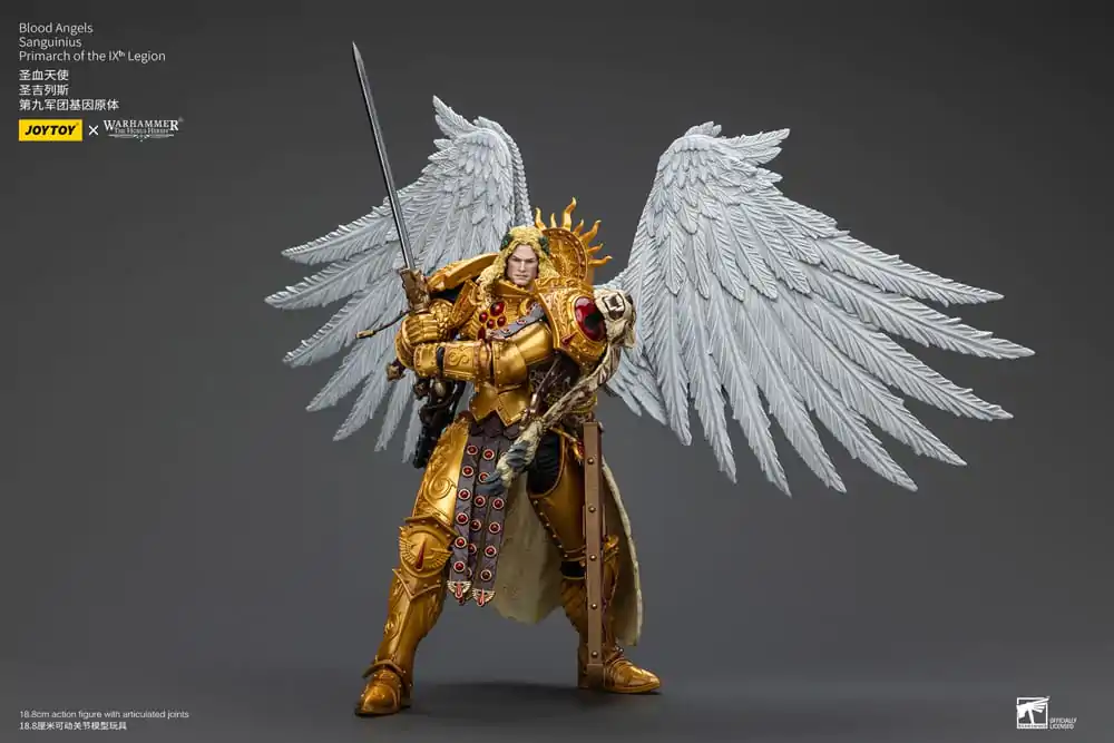 Warhammer The Horus Heresy akční figurka 1/18 Blood Angels Sanguinius Primarch of the IXth Legion 19 cm fotografii produktu