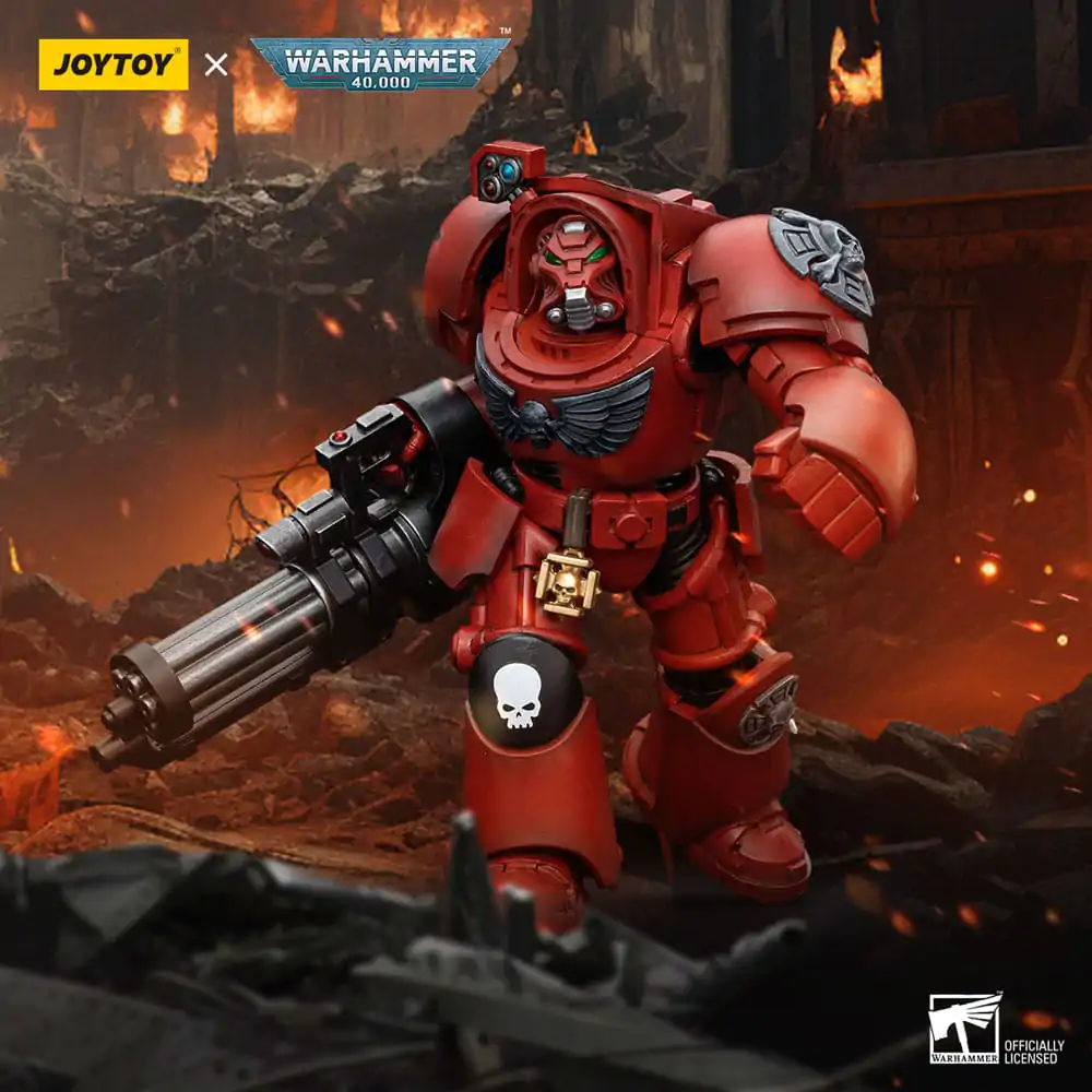 Warhammer The Horus Heresy akční figurka 1/18 Blood Angels Terminator Squad Terminátor s Assault Cannon 14 cm fotografii produktu