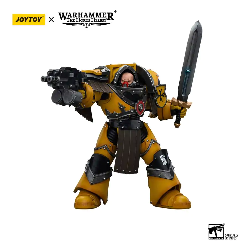 Warhammer The Horus Heresy Akční figurka 1/18 Imperial Fists Legion Cataphractii Terminator Squad Legion Cataphractii Sergeant s Power Sword 12 cm fotografii produktu