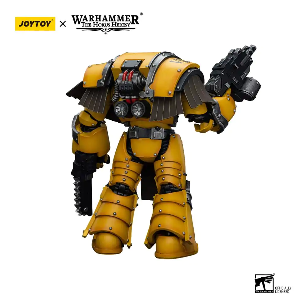 Warhammer The Horus Heresy akční figurka 1/18 Imperial Fists Legion Cataphractii Terminator Squad Legion Cataphractii s Chainfist 12 cm fotografii produktu