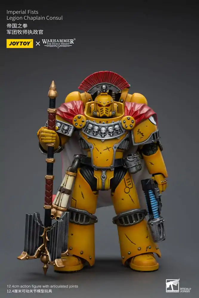 Warhammer The Horus Heresy akční figurka 1/18 Imperial Fists Legion Chaplain Consul 12 cm fotografii produktu