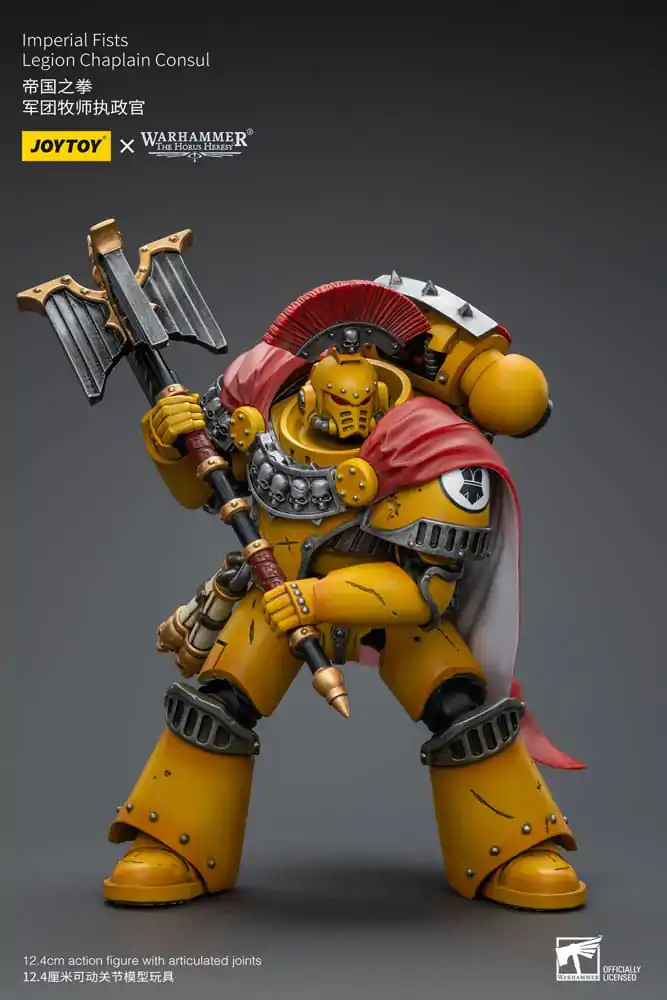 Warhammer The Horus Heresy akční figurka 1/18 Imperial Fists Legion Chaplain Consul 12 cm fotografii produktu