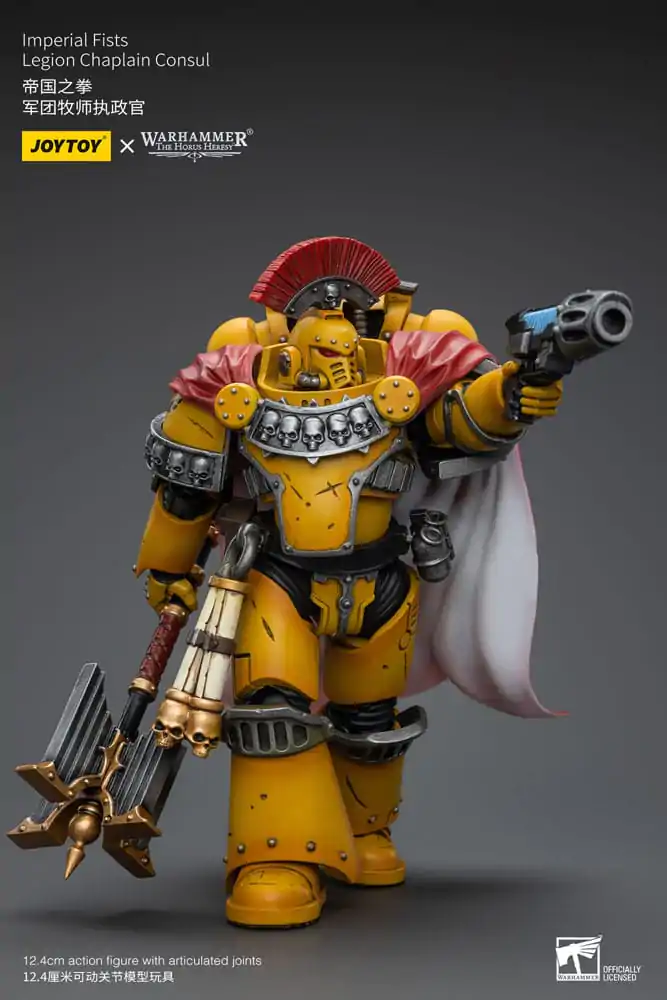 Warhammer The Horus Heresy akční figurka 1/18 Imperial Fists Legion Chaplain Consul 12 cm fotografii produktu