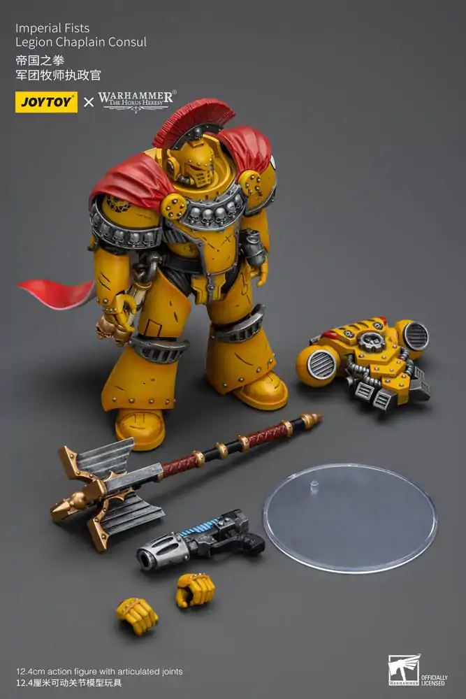 Warhammer The Horus Heresy akční figurka 1/18 Imperial Fists Legion Chaplain Consul 12 cm fotografii produktu