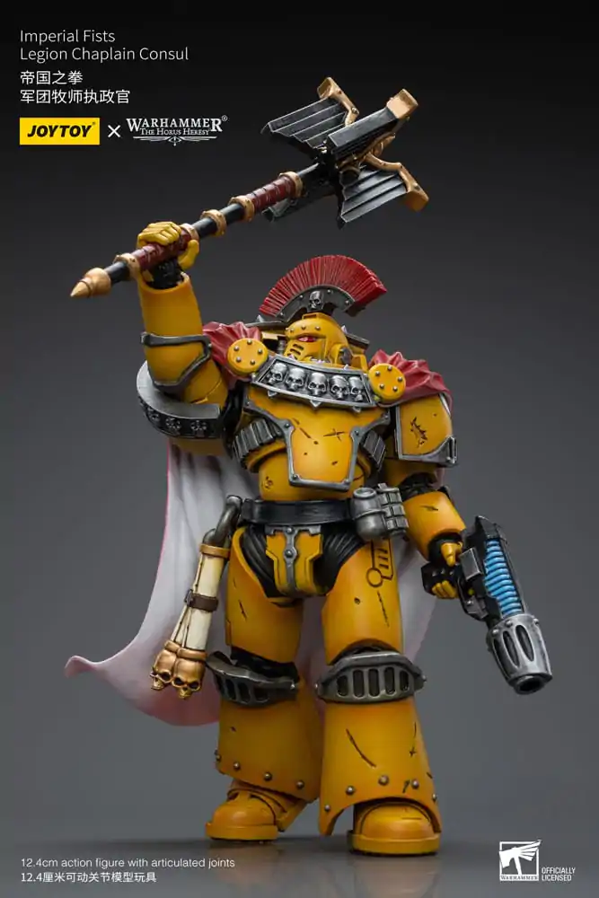 Warhammer The Horus Heresy akční figurka 1/18 Imperial Fists Legion Chaplain Consul 12 cm fotografii produktu