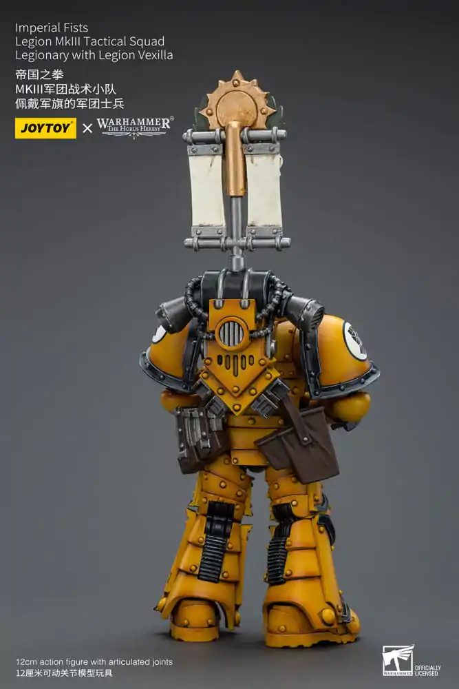 Warhammer The Horus Heresy akční figurka 1/18 Imperial Fists Legion MkIII Tactical Squad Legionář s Legion Vexilla 12 cm fotografii produktu