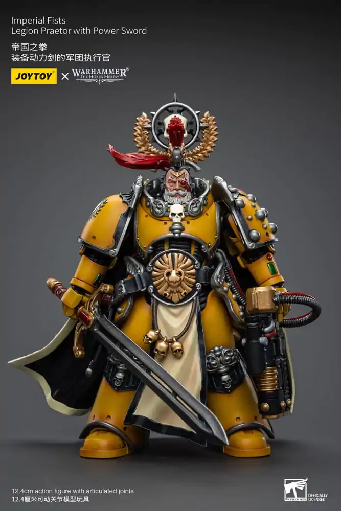 Warhammer The Horus Heresy akční figurka 1/18 Imperial Fists Legion Praetor s Power Sword 12 cm fotografii produktu