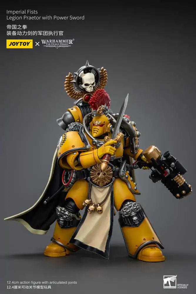 Warhammer The Horus Heresy akční figurka 1/18 Imperial Fists Legion Praetor s Power Sword 12 cm fotografii produktu