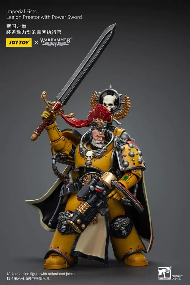 Warhammer The Horus Heresy akční figurka 1/18 Imperial Fists Legion Praetor s Power Sword 12 cm fotografii produktu