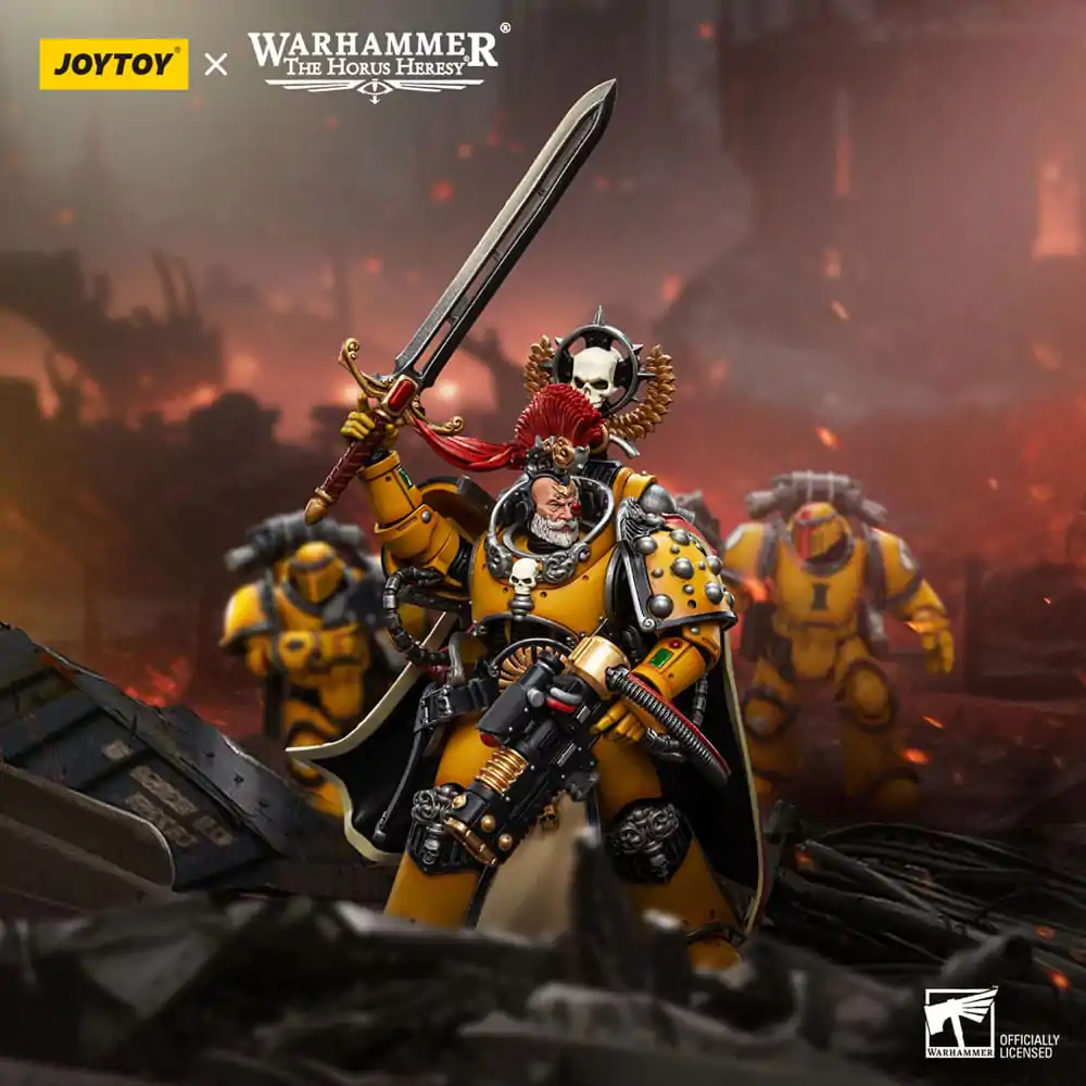 Warhammer The Horus Heresy akční figurka 1/18 Imperial Fists Legion Praetor s Power Sword 12 cm fotografii produktu