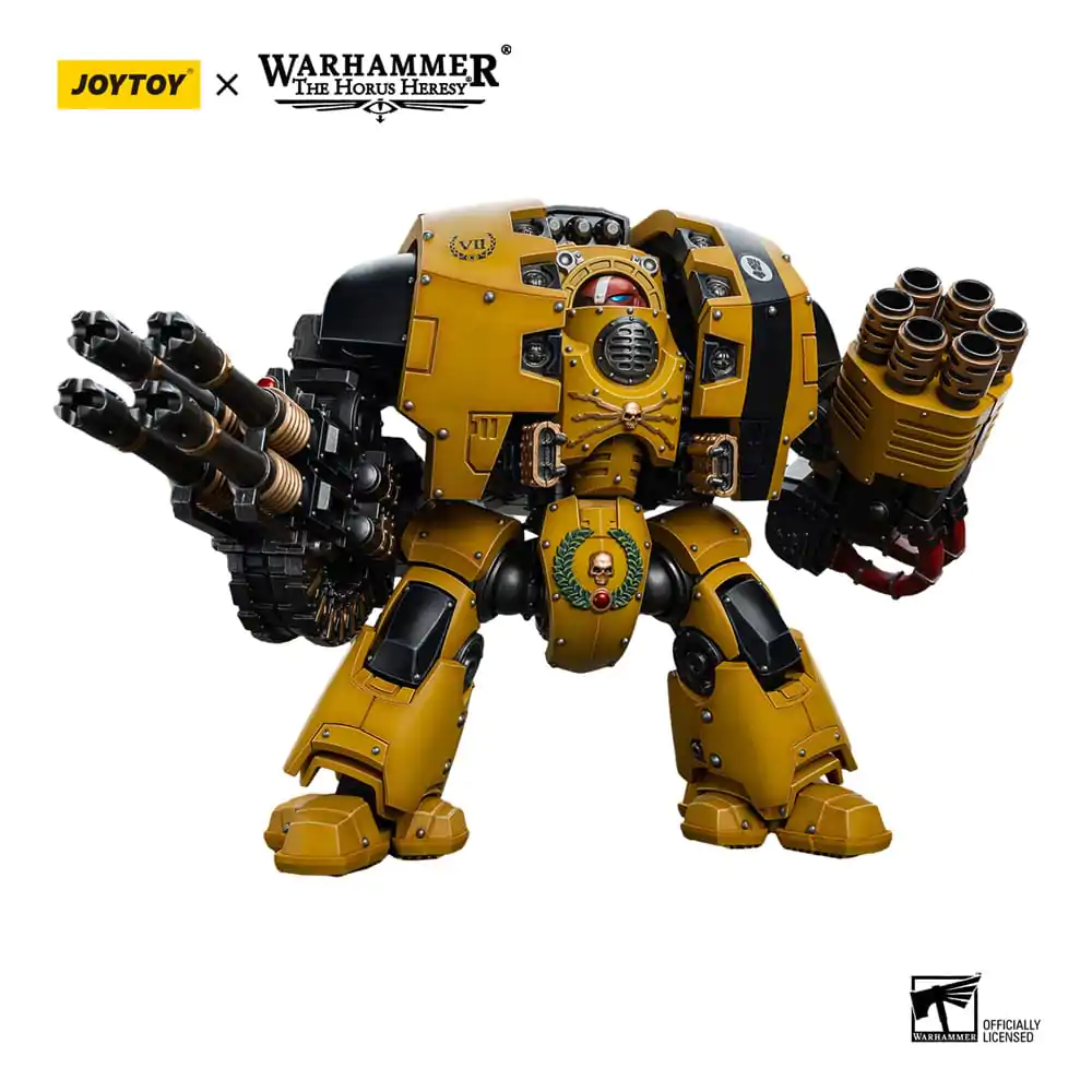 Warhammer The Horus Heresy akční figurka 1/18 Imperial Fists Leviathan Dreadnought s Cyclonic Melta Lance a Storm Cannon 12 cm fotografii produktu