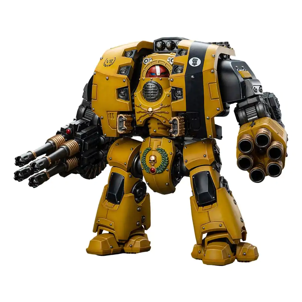 Warhammer The Horus Heresy akční figurka 1/18 Imperial Fists Leviathan Dreadnought s Cyclonic Melta Lance a Storm Cannon 12 cm fotografii produktu