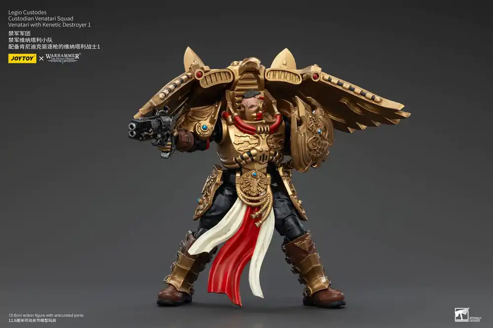 Warhammer The Horus Heresy akční figurka 1/18 Legio Custodes Custodian Venatari Squad Venatari s Kenetic Destroyer 1 13 cm fotografii produktu