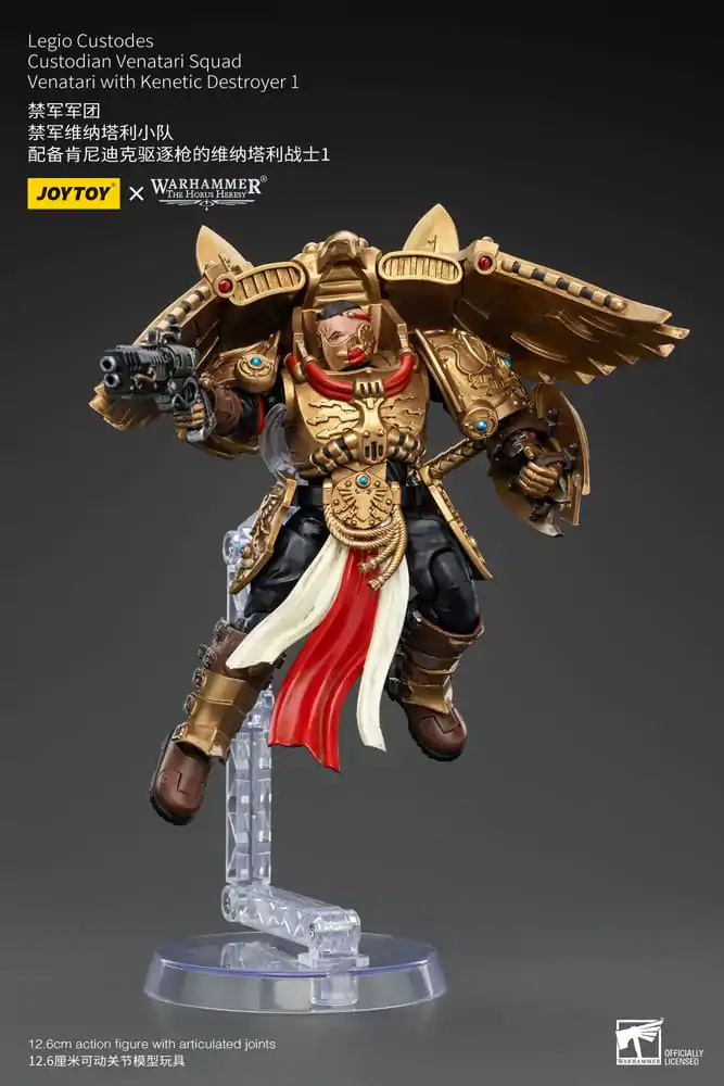 Warhammer The Horus Heresy akční figurka 1/18 Legio Custodes Custodian Venatari Squad Venatari s Kenetic Destroyer 1 13 cm fotografii produktu