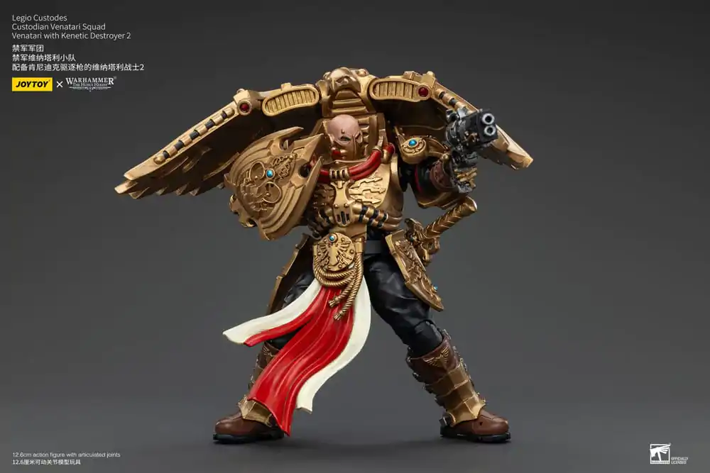 Warhammer The Horus Heresy akční figurka 1/18 Legio Custodes Custodian Venatari Squad Venatari s Kenetic Destroyer 2 13 cm fotografii produktu