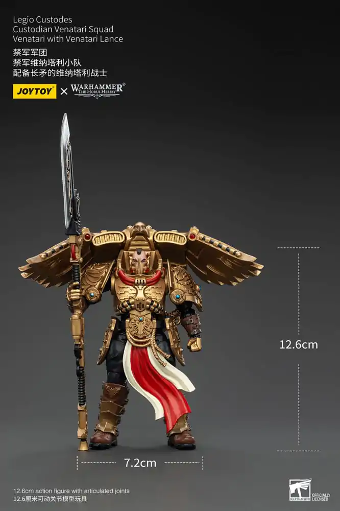 Warhammer The Horus Heresy Akční figurka 1/18 Legio Custodes Custodian Venatari Squad Venatari s Venatari Lance 13 cm fotografii produktu