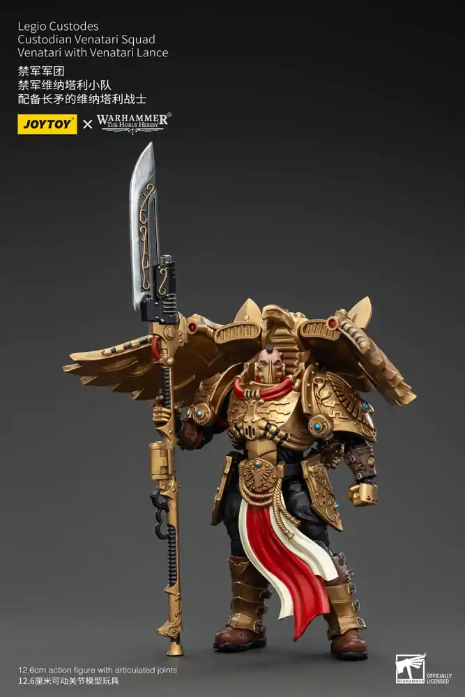 Warhammer The Horus Heresy Akční figurka 1/18 Legio Custodes Custodian Venatari Squad Venatari s Venatari Lance 13 cm fotografii produktu