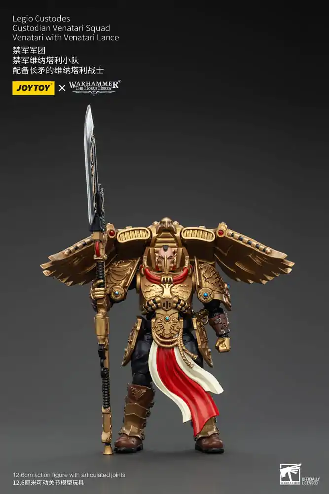 Warhammer The Horus Heresy Akční figurka 1/18 Legio Custodes Custodian Venatari Squad Venatari s Venatari Lance 13 cm fotografii produktu